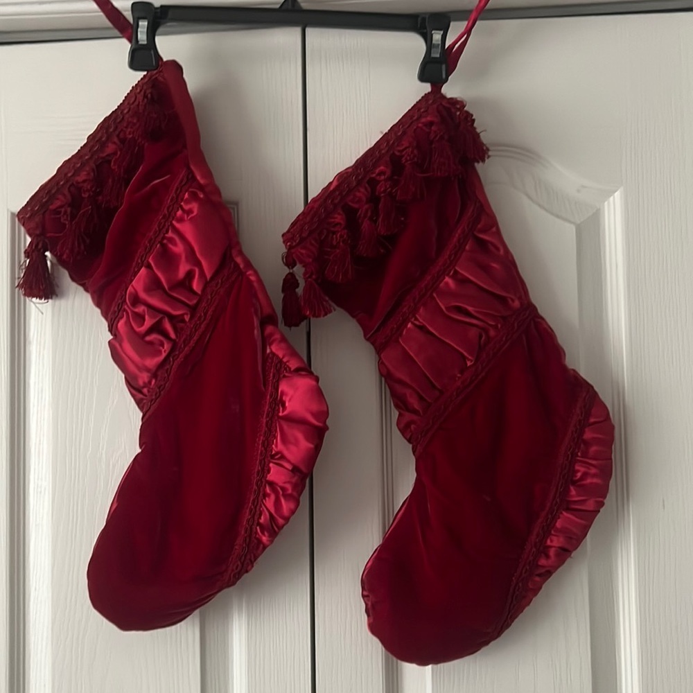 2 Christmas stockings, new. This Item Is not for SALE, SOLD